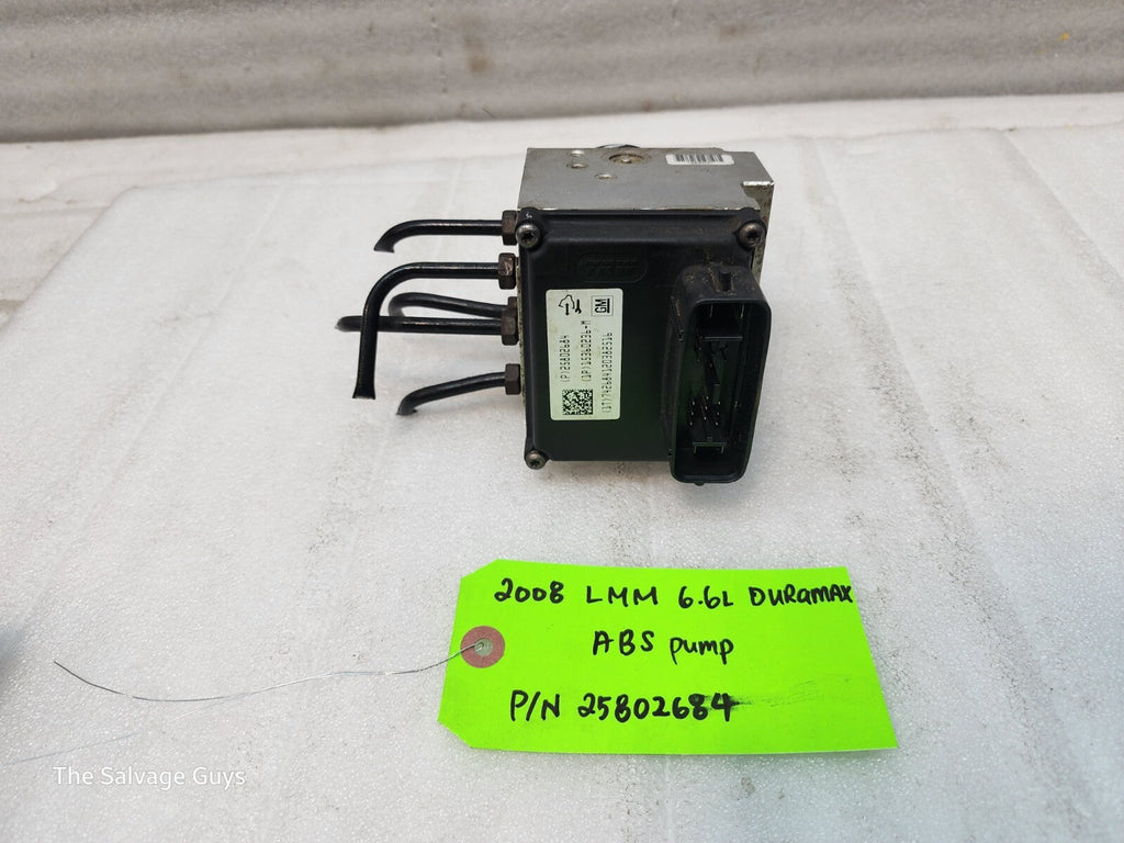 07-10 Chevrolet GMC 2500HD 3500 SIERRA DURAMAX ABS ANTI LOCK BRAKE PUMP 25802684