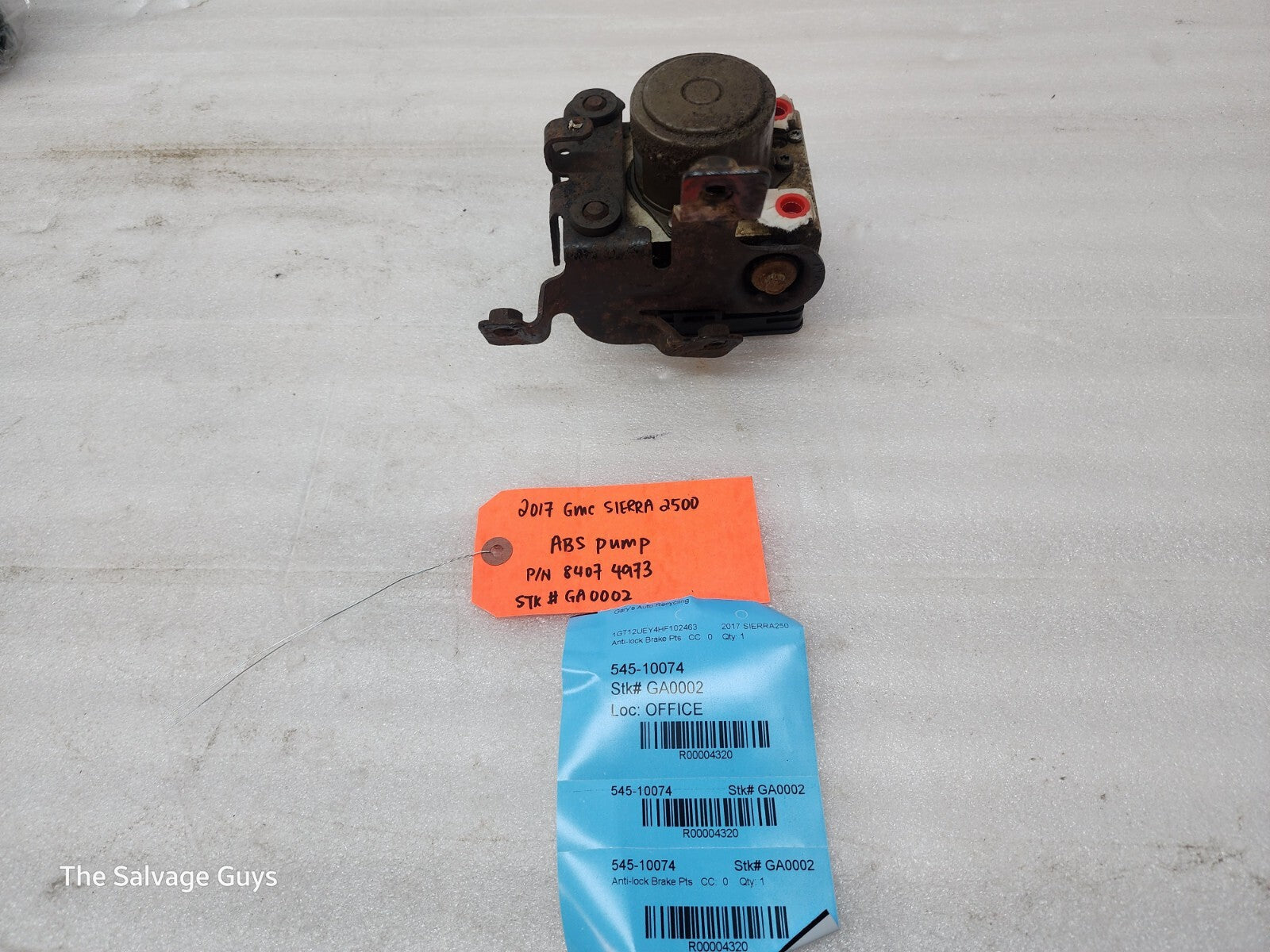 14-19 GMC SIERRA 2500HD 3500HD ABS ANTI LOCK BRAKE MODULE 84074973