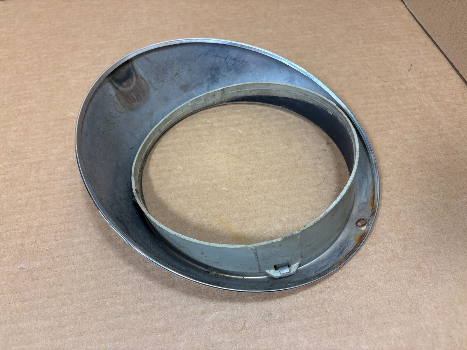 PORSCHE 911 912 930 OEM HEADLIGHT TRIM RING BEZEL SUGAR SCOOP