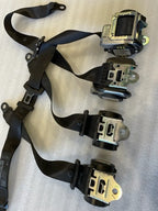 05 PORSCHE 996TT 996 CABRIOLET BLACK FRONT REAR SEATBELTS 99-05 30K!!