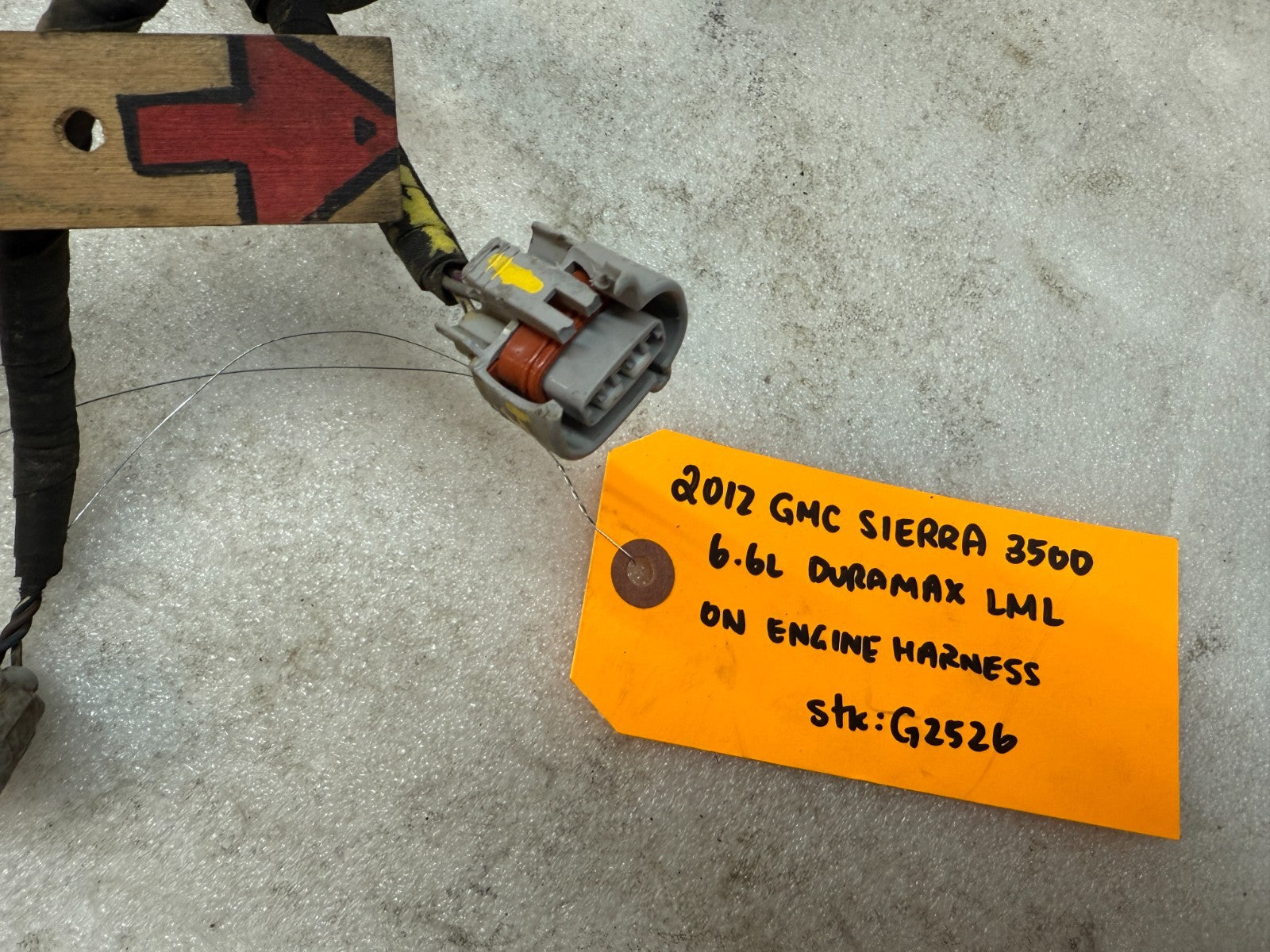 12 GMC SIERRA CHEVROLET SILVERADO 3500HD DURAMAX 6.6 LML ENGINE WIRING HARNESS