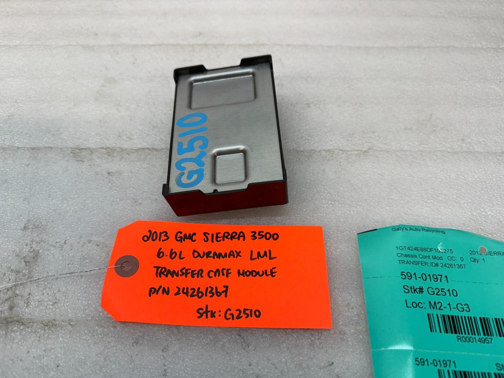 07-14 GMC SIERRA 2500HD 3500 TRANSFER CASE CONTROL MODULE TCCM 24261367