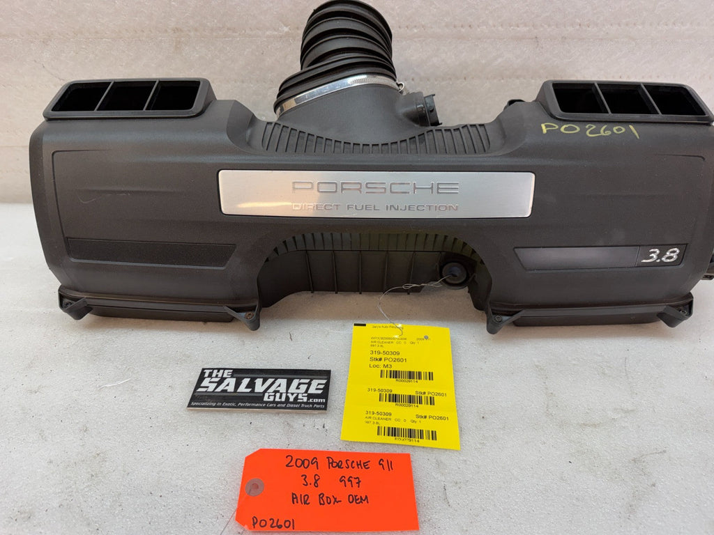 09 PORSCHE 997 911 3.8 DFI OEM AIRBOX AIR CLEANER HOUSING 09-12