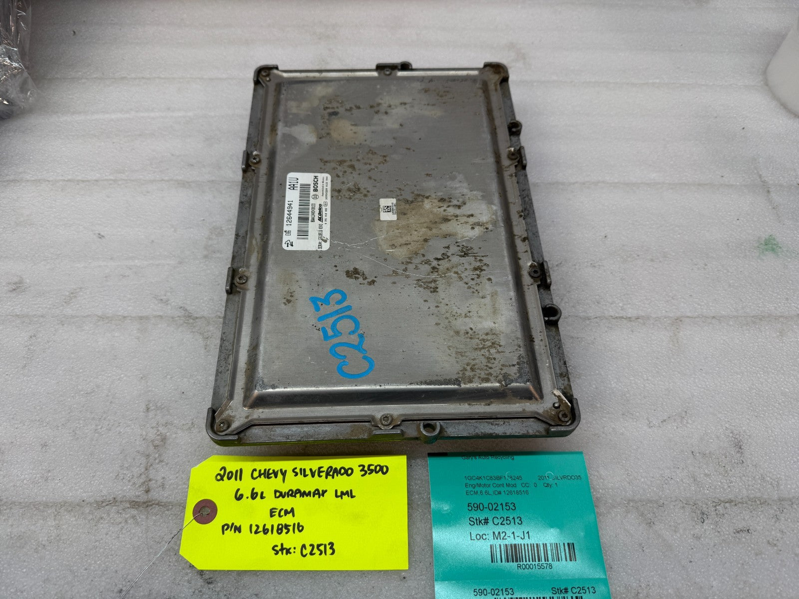 11-14 Chevrolet GMC 2500HD DURAMAX 6.6 LML OEM ENGINE COMPUTER ECU ECM 12618516