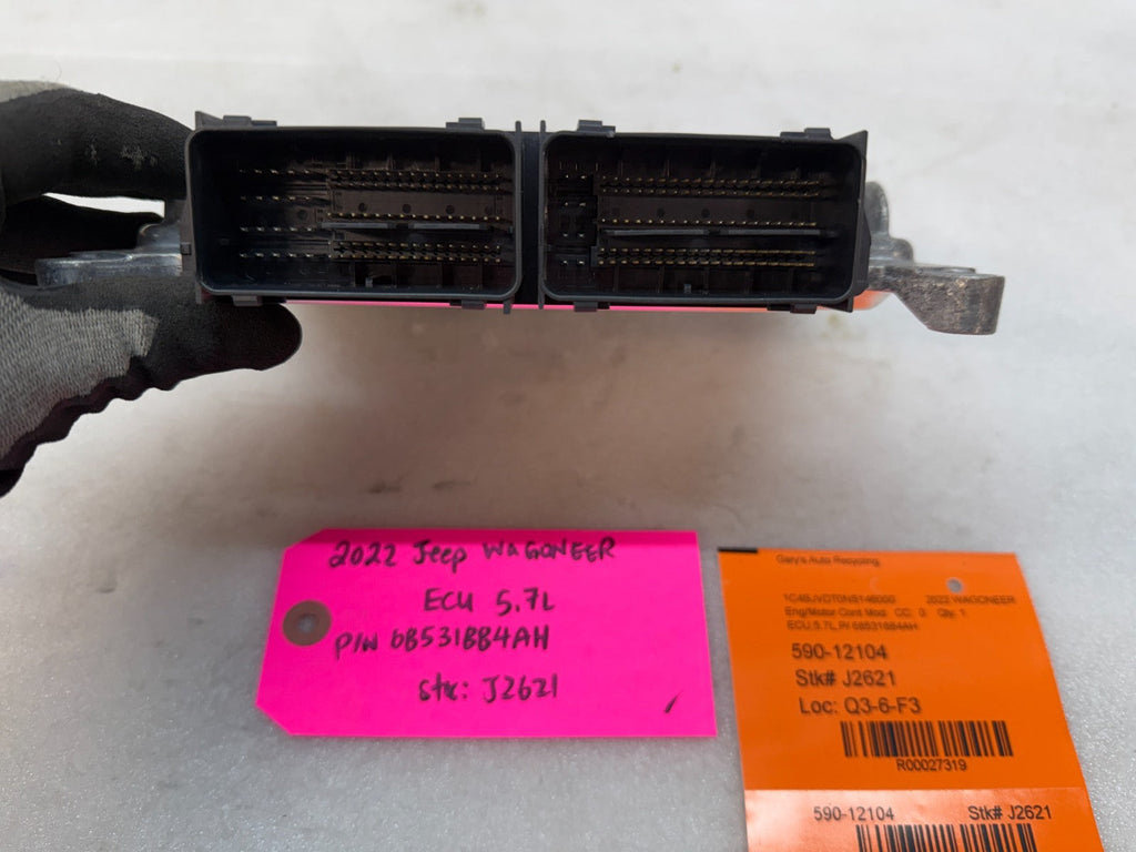22 23 Jeep Wagoneer Engine Computer ECU ECM 5.7 e-torque P68531884AH 24K