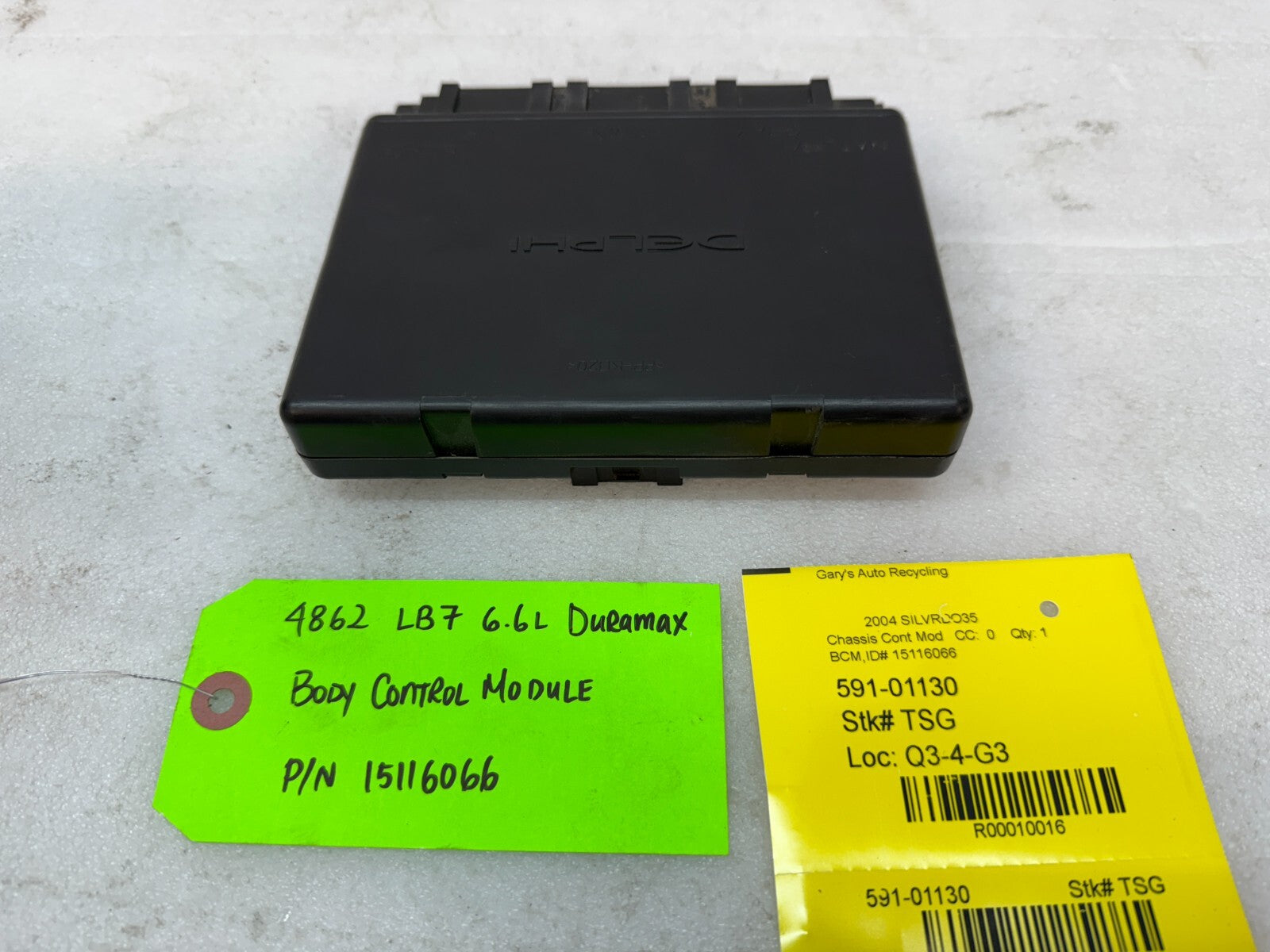 01-05 Chevrolet GMC 2500HD 3500HD 6.6 DURAMAX BODY CONTROL MODULE BCM 15116066