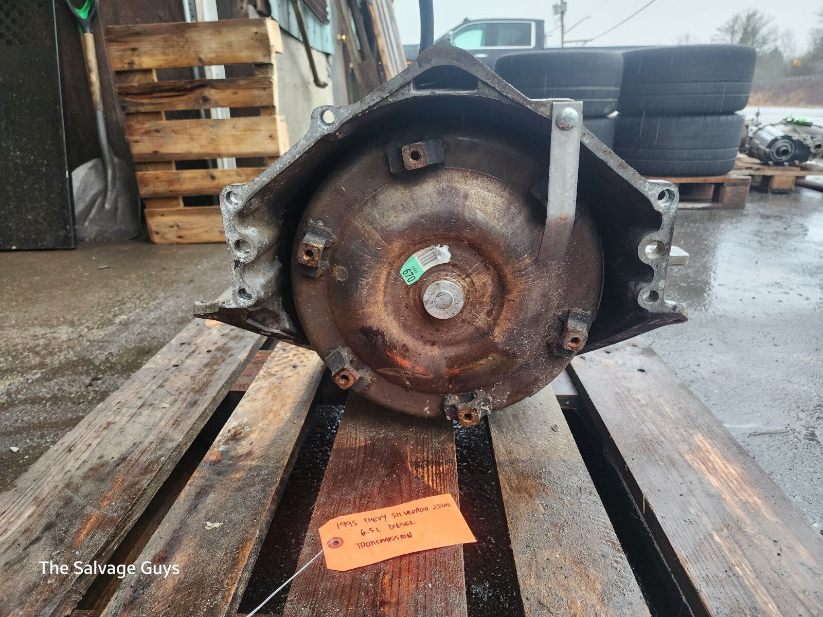 95 CHEVROLET GMC SIERRA SILVERADO 4L80E AUTOMATIC TRANSMISSION 2WD 6.5 DIESEL