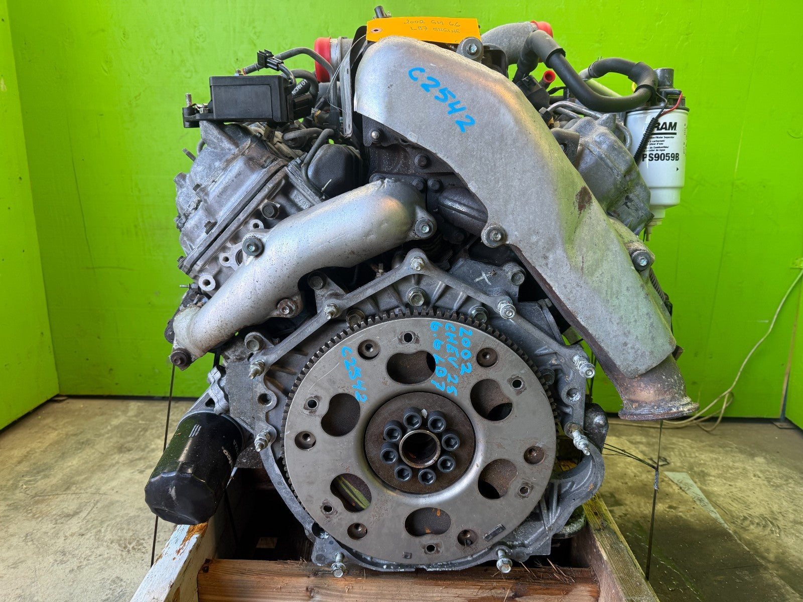 01-04 CHEVROLET GMC 2500 3500 6.6 LB7 DURAMAX DIESEL ENGINE MOTOR NO CORE!!