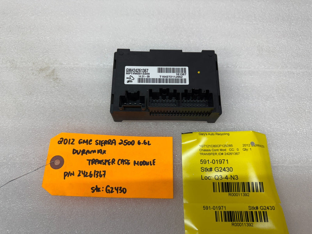 07-14 GMC SIERRA 2500HD 3500 TRANSFER CASE CONTROL MODULE TCCM 24261367
