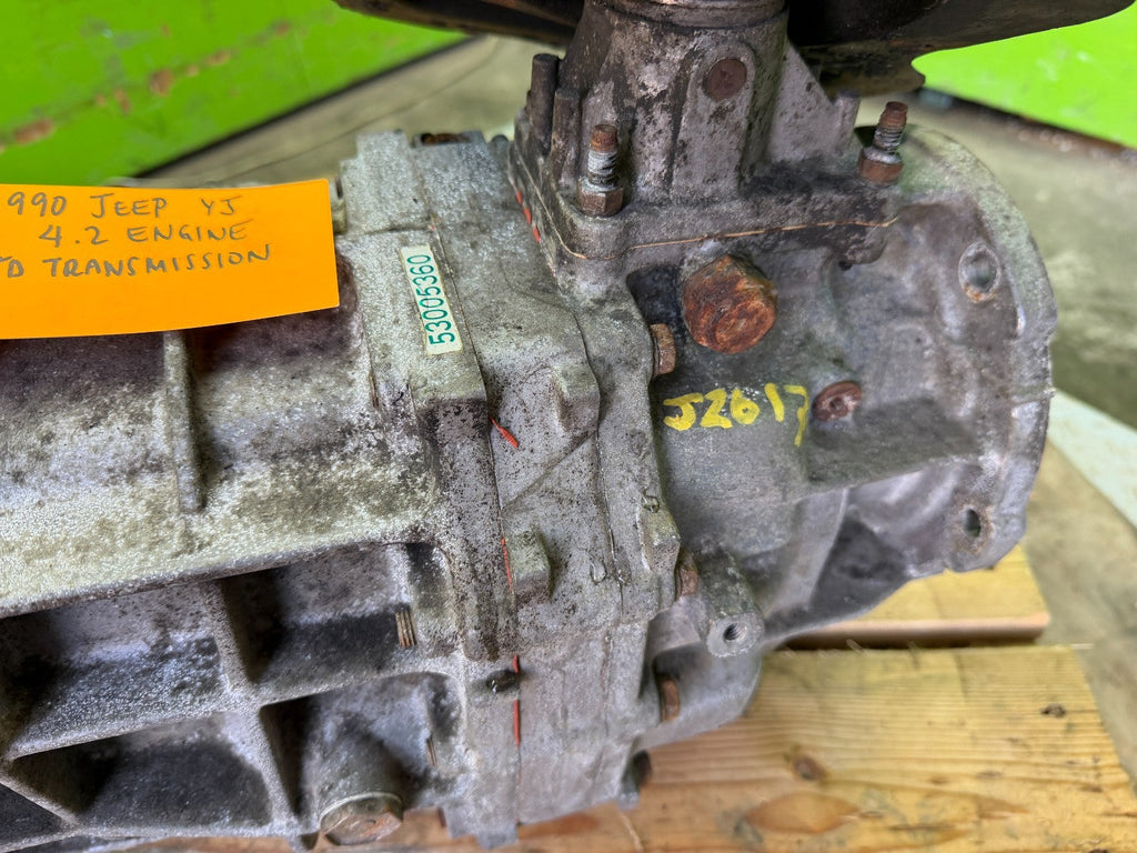89 90 91 JEEP WRANGLER YJ 4.0 6 CYL MANUAL TRANSMISSION AX15 AX-15