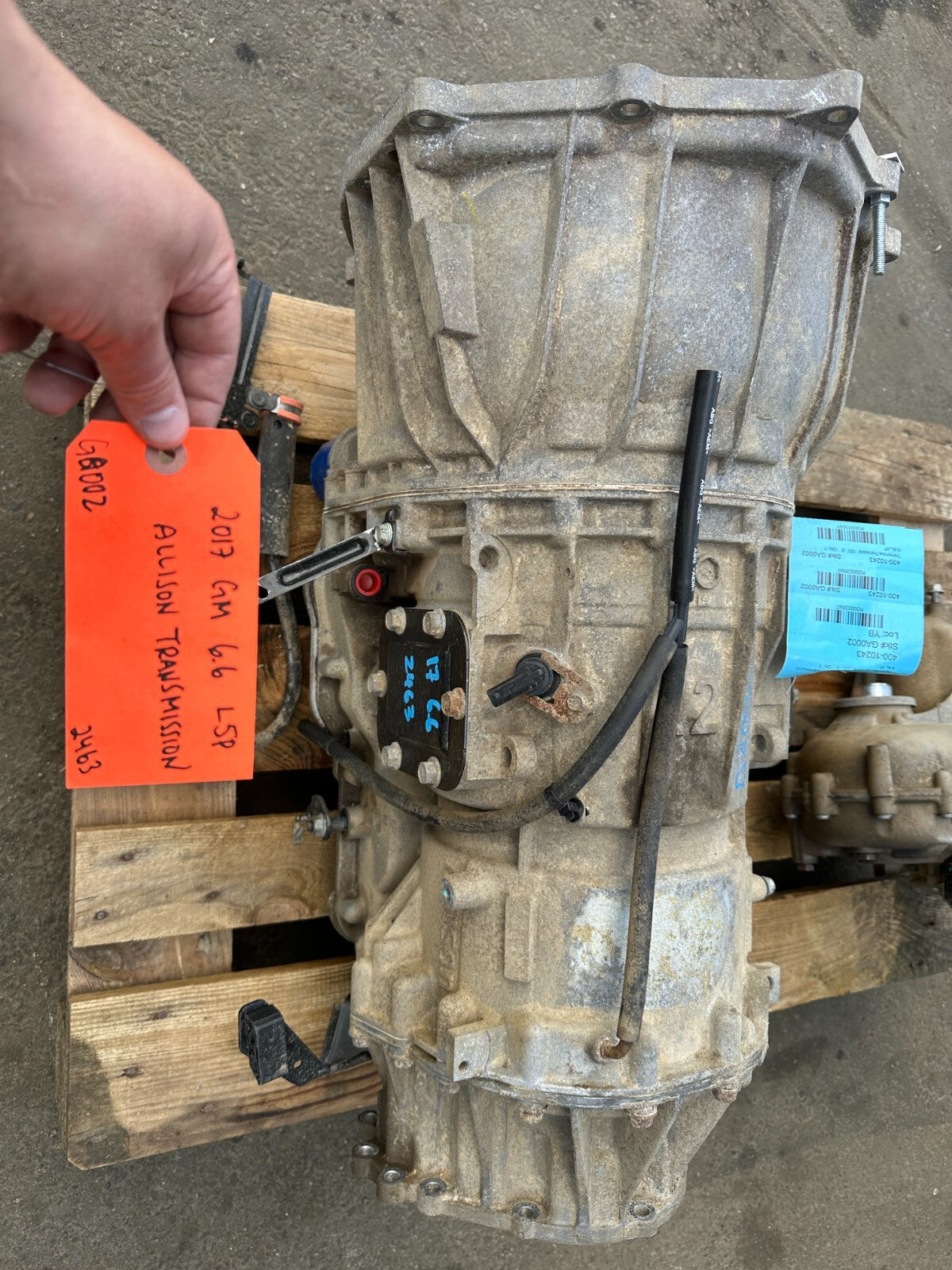 17 CHEVROLET GMC 3500 2500 6.6 L5P ALLISON AUTOMATIC TRANSMISSION 17-19
