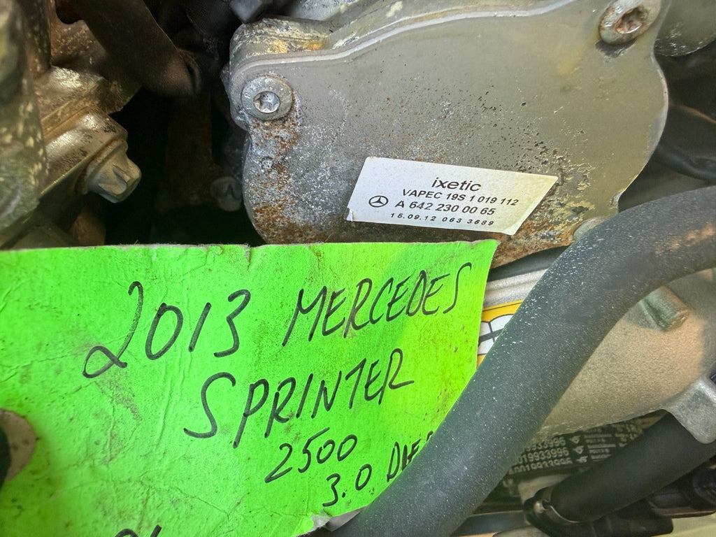 10-18 DODGE MERCEDES SPRINTER FREIGHTLINER 3.0 CRD DIESEL ENGINE MOTOR OM642