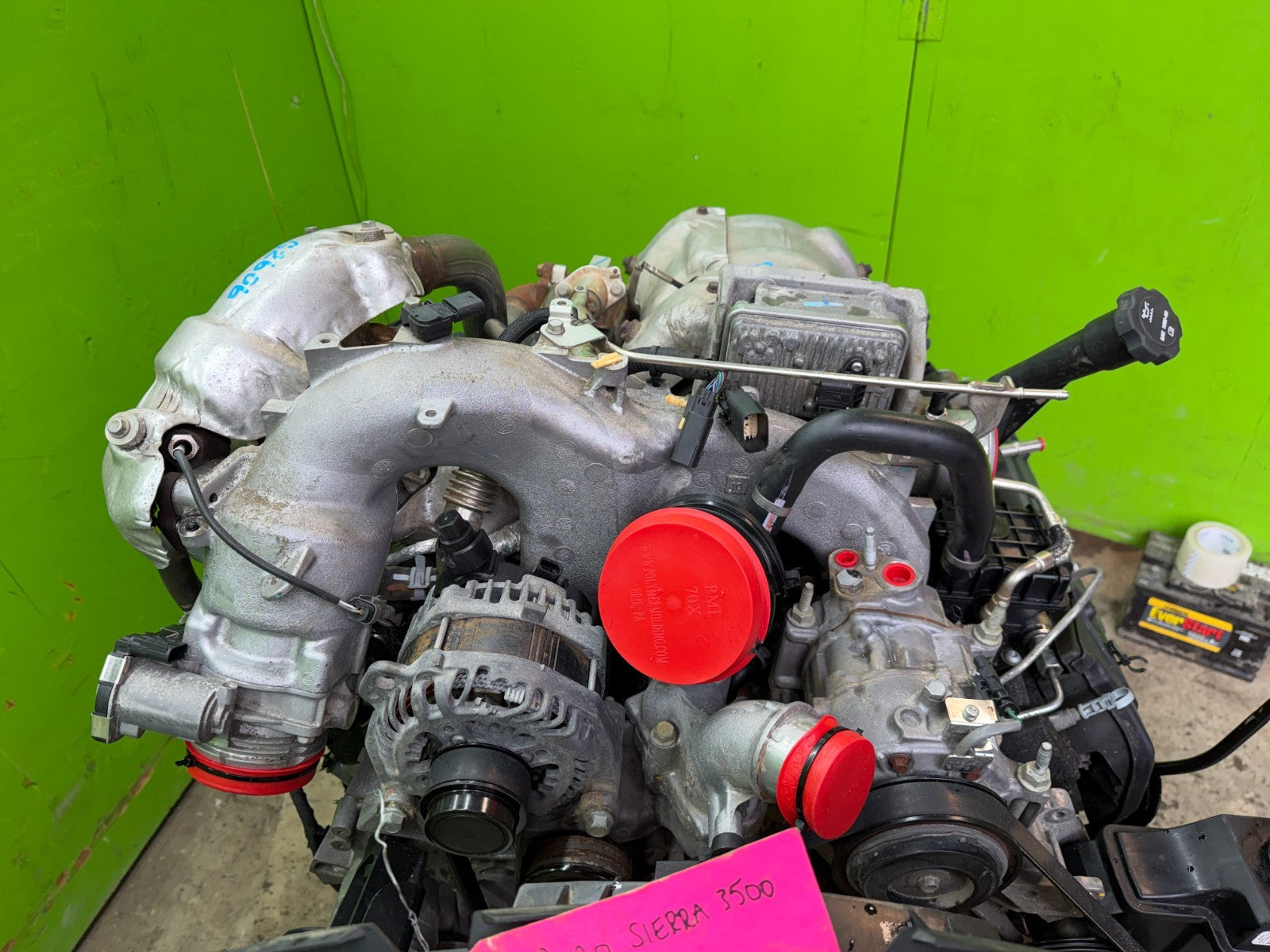 17-25 GMC SIERRA 2500HD 3500 DIESEL 6.6 L5P ENGINE MOTOR COMPLETE
