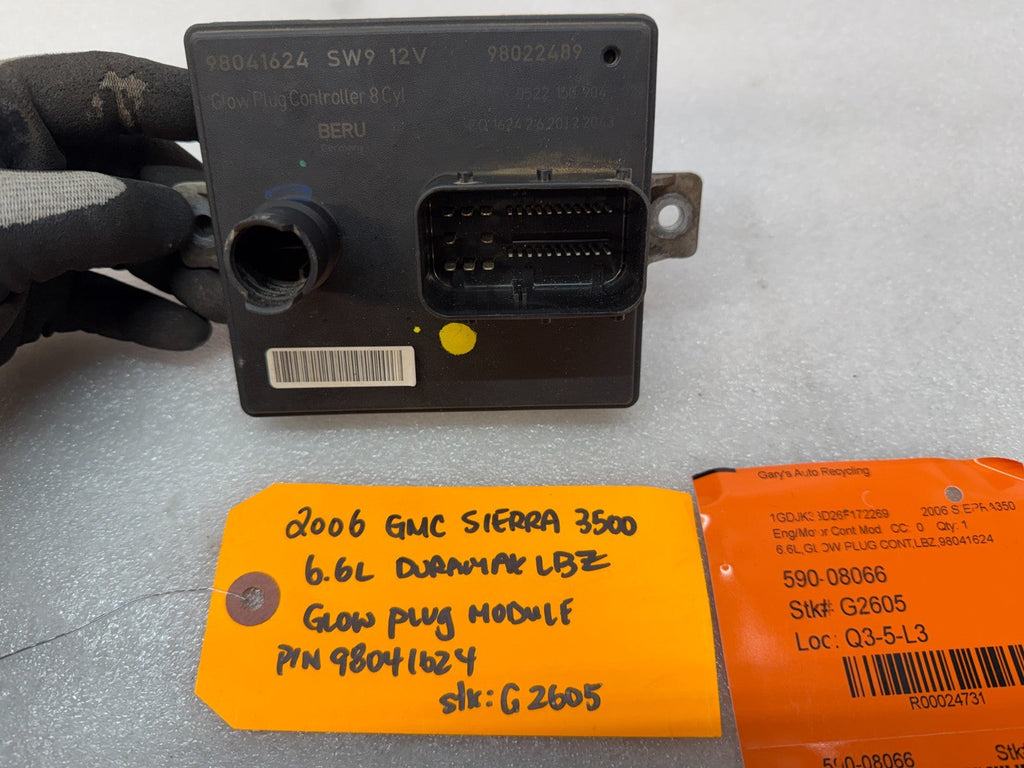 06 07 Chevrolet GMC 2500HD 3500 DURAMAX 6.6 LBZ GPM GLOW PLUG CONTROL MODULE