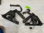 07-13 CHEVROLET GMC SILVERADO SIERRA EXTENDED CAB BLACK EBONY FRONT SEAT BELTS