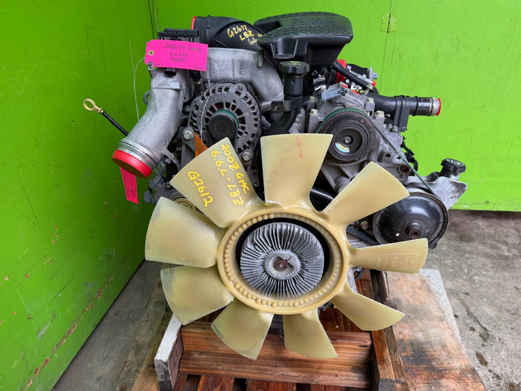 06 07 CHEVROLET GMC 2500 3500 6.6 LBZ DURAMAX DIESEL ENGINE MOTOR NO CORE!!
