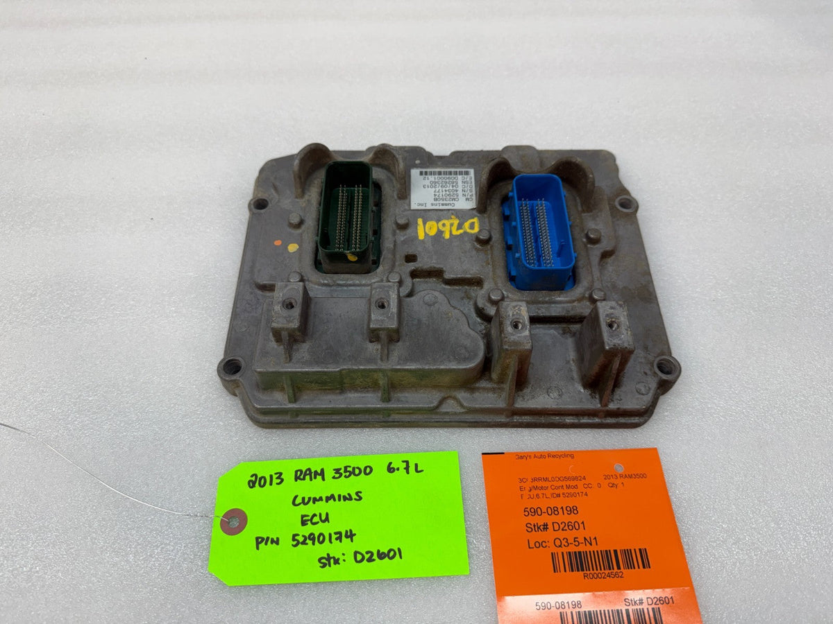 13 14 15 DODGE RAM 2500 3500 6.7 CUMMINS ENGINE COMPUTER ECU ECM 5290174