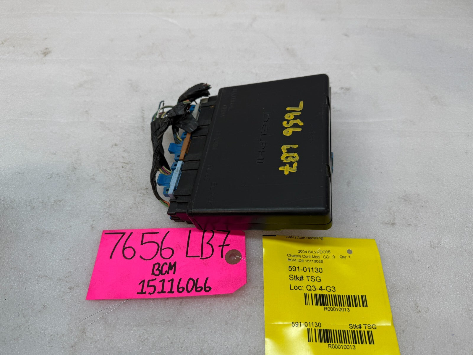 01-05 Chevrolet GMC 2500HD 3500HD 6.6 DURAMAX BODY CONTROL MODULE BCM 15116066