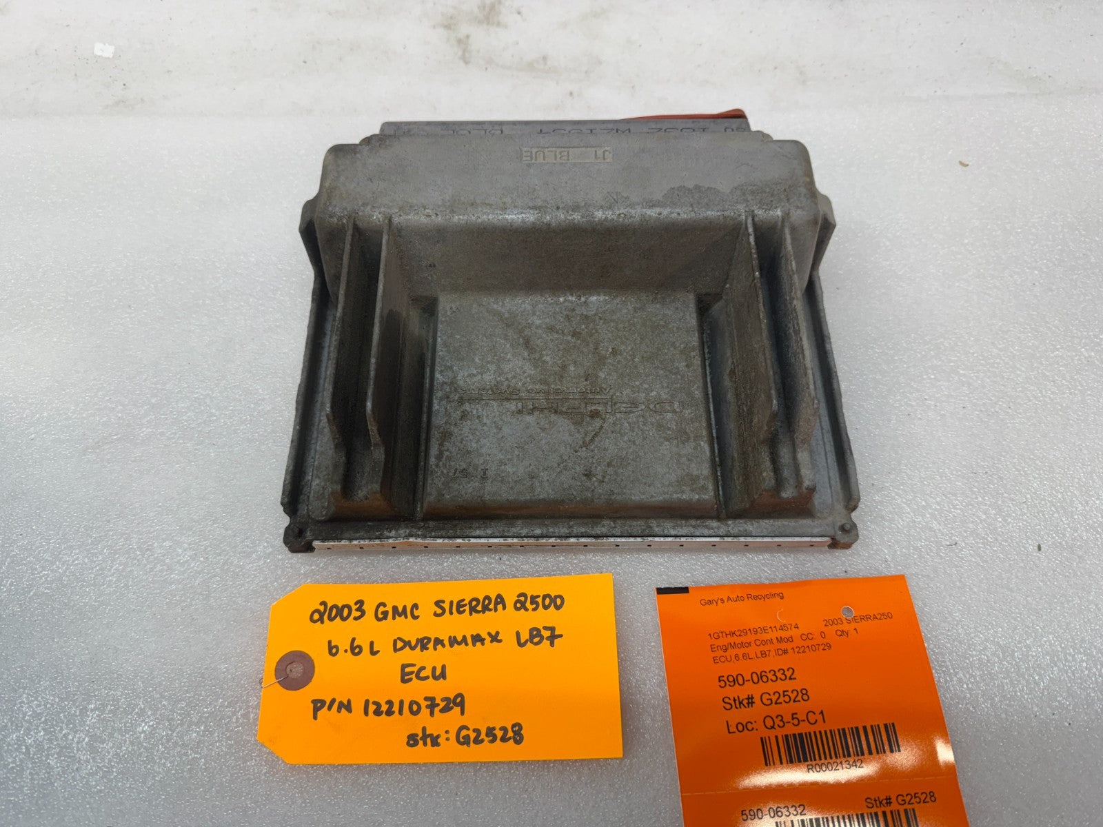 01-04 Chevrolet GMC 2500HD DURAMAX 6.6 LB7 ECM ECU ENGINE COMPUTER 12210729