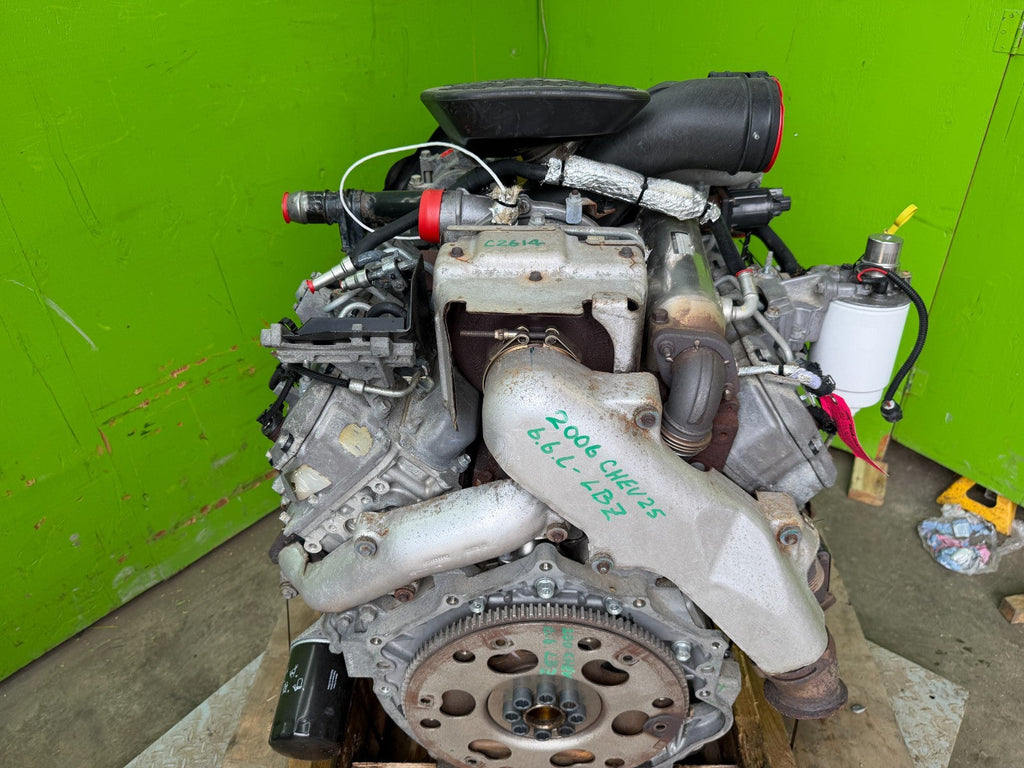 06 07 CHEVROLET GMC 2500 3500 6.6 LBZ DURAMAX DIESEL ENGINE MOTOR NO CORE!!