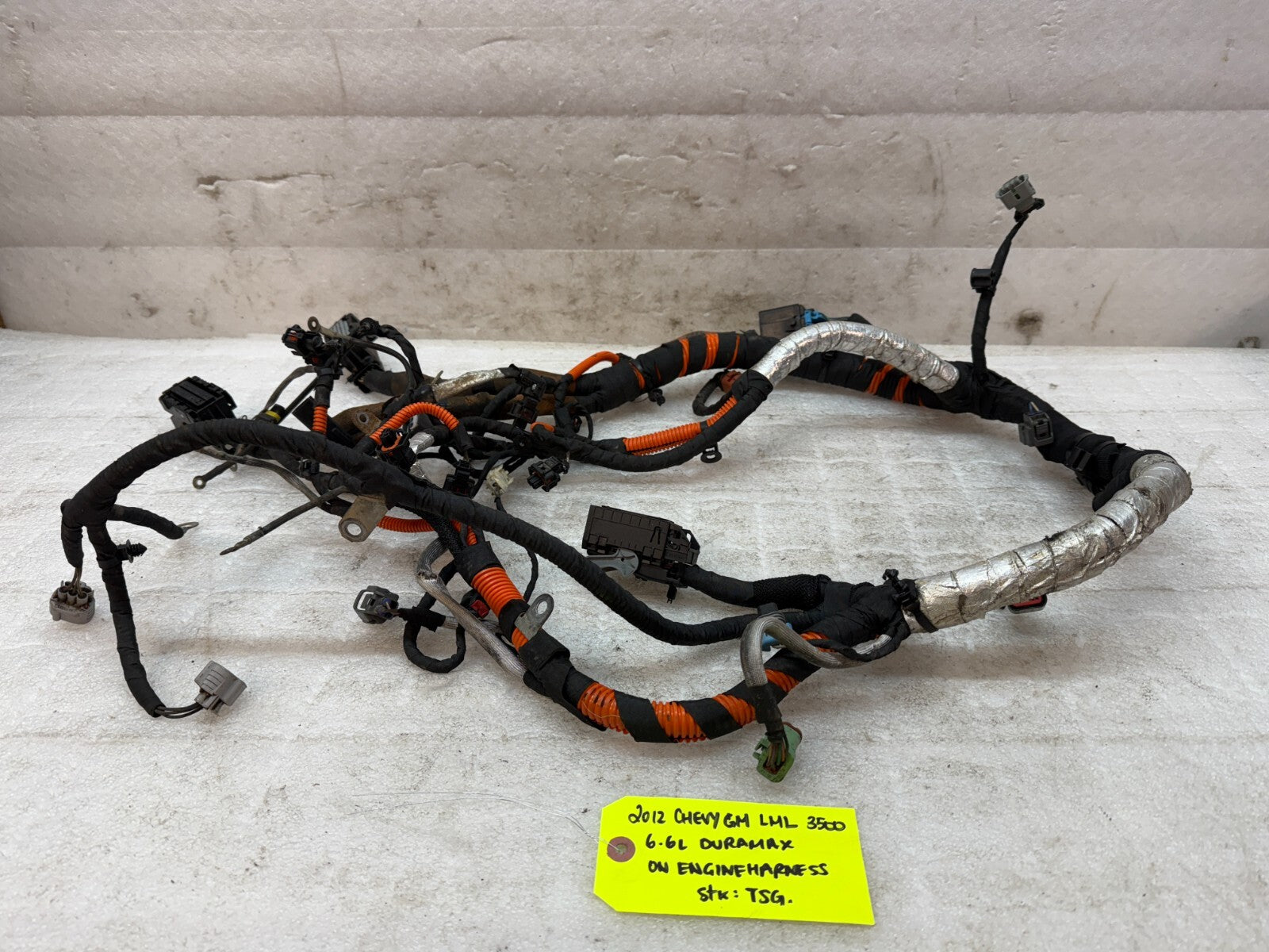 12 GMC SIERRA CHEVROLET SILVERADO 3500HD DURAMAX 6.6 LML ENGINE WIRING HARNESS