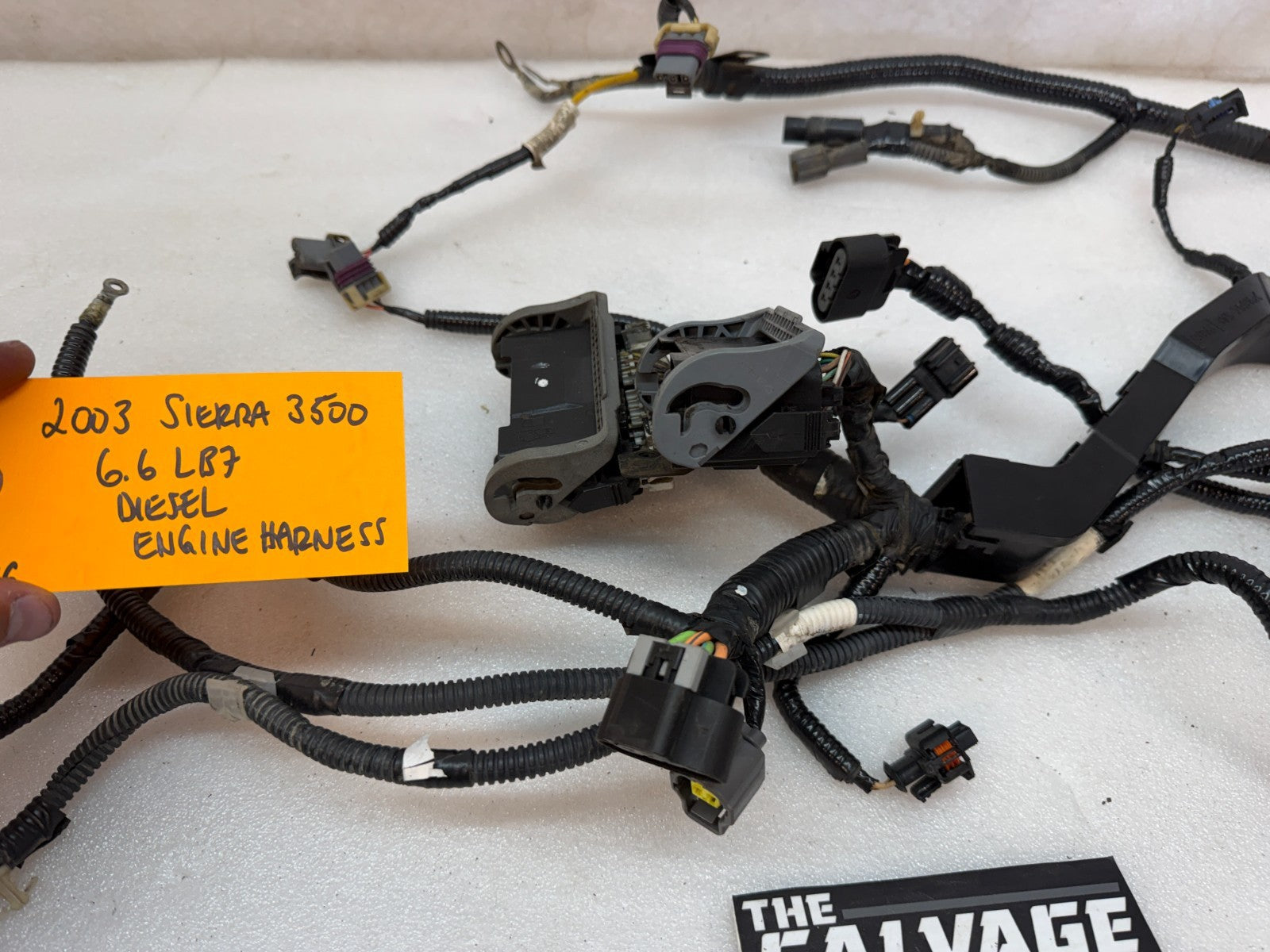 03 04 Chevrolet GMC 2500 3500 DURAMAX LB7 6.6 ON ENGINE WIRING HARNESS LOOM