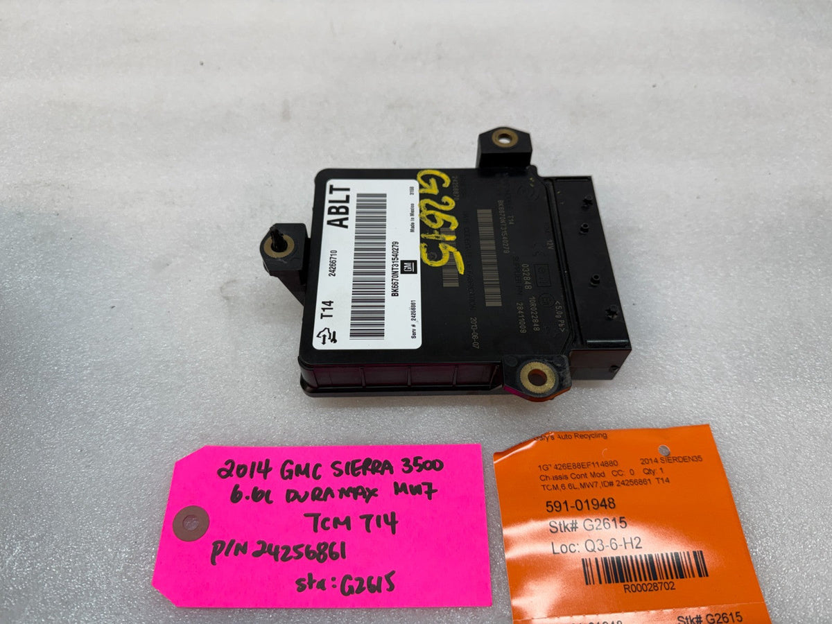 09-15 GMC SIERRA ALLISON T14 TRANSMISSION CONTROL MODULE TCM TCU 24256861