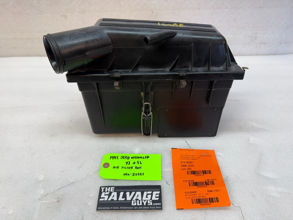 91-95 JEEP WRANGLER YJ 2.5 4CYL COMPLETE OEM AIRBOX AIR CLEANER INTAKE