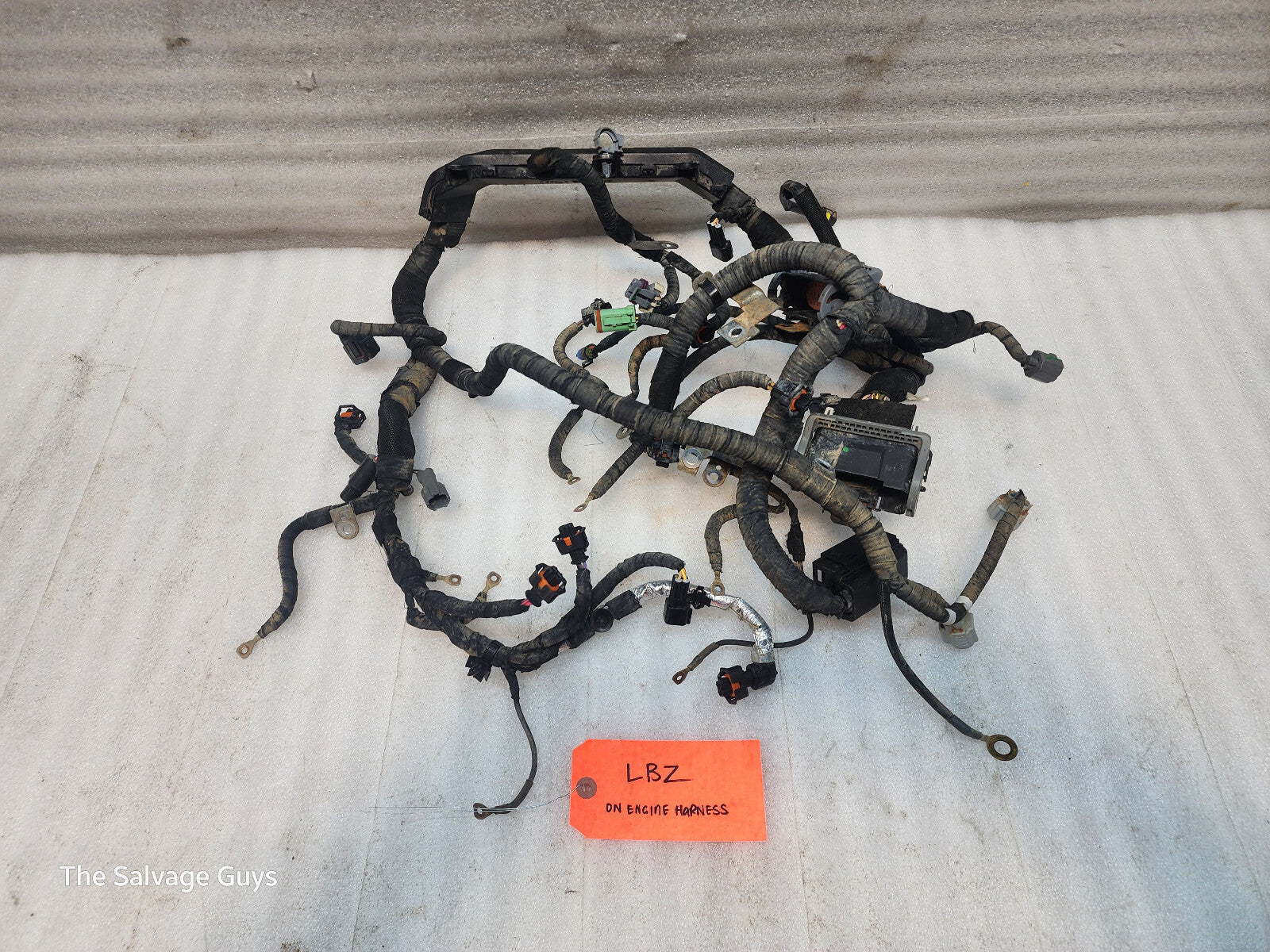 06 07 GMC CHEVROLET 2500HD DURAMAX 6.6 LBZ ENGINE MOTOR WIRING HARNESS LOOM