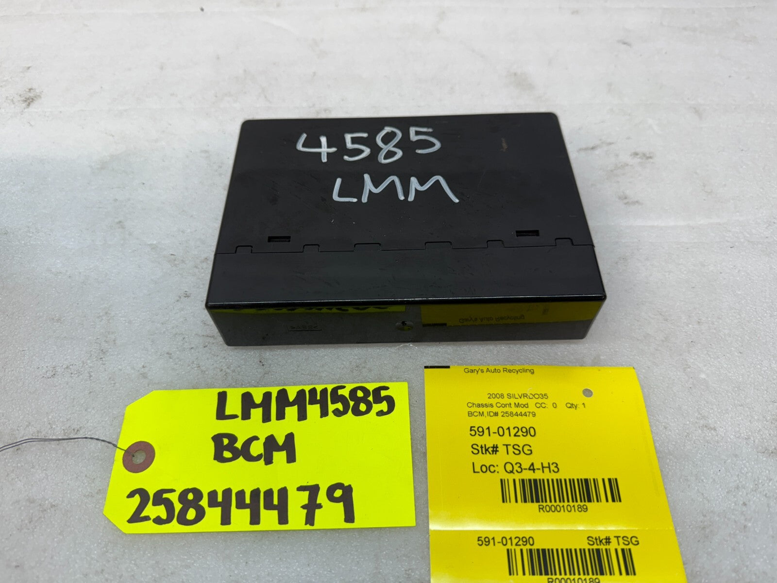 08 09 10 Chevrolet GMC DURAMAX LMM 6.6 BCM BODY CONTROL MODULE WIRING 25844479