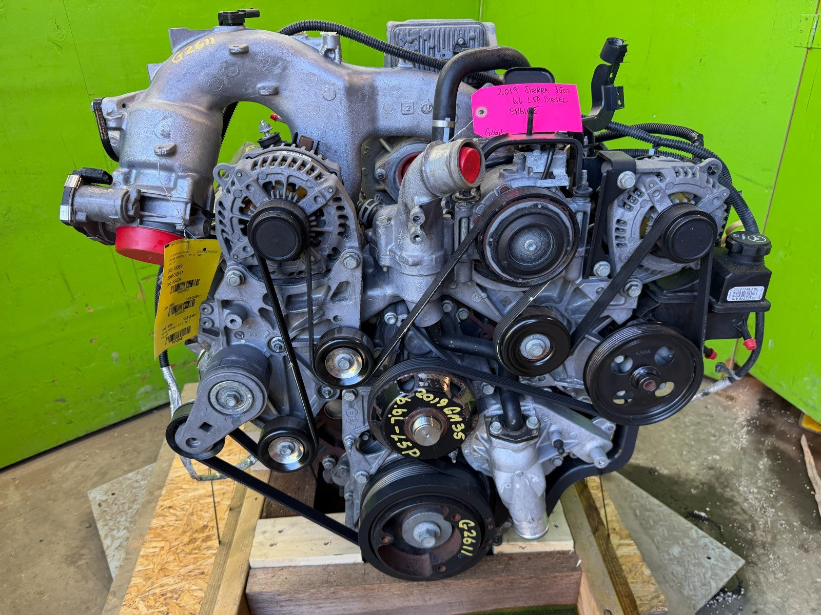 17-25 GMC SIERRA 2500HD 3500 DIESEL 6.6 L5P ENGINE MOTOR COMPLETE