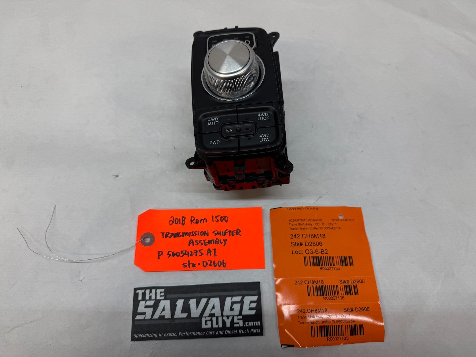18 DODGE RAM SPORT 1500 5.7 8 SPEED AUTOMATIC SHIFTER P56054275AI 13-18 63k