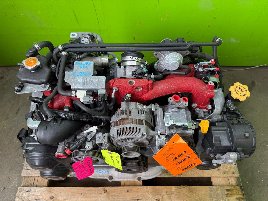 16 SUBARU IMPREZA WRX STi EJ257 COMPLETE ENGINE MOTOR TURBO 15-21