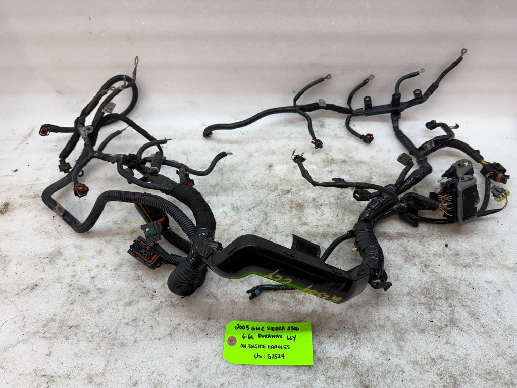 05 Chevrolet GMC 2500HD 3500HD DURAMAX 6.6 LLY DIESEL ENGINE WIRING LOOM HARNESS