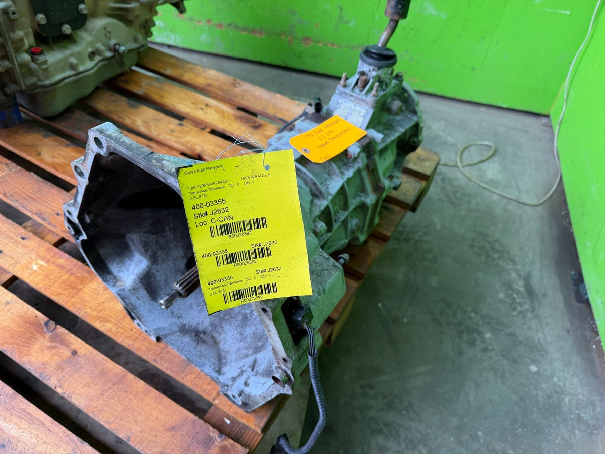 97-02 JEEP WRANGLER TJ 2.5 4 CYL MANUAL TRANSMISSION AX5 AX-5