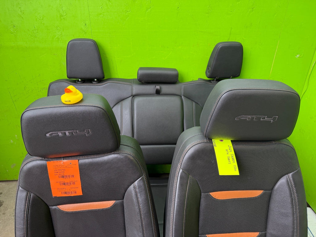 2024 GMC AT4 2500hd 3500hd FRONT REAR LEATHER SEATS HEATED COOLED