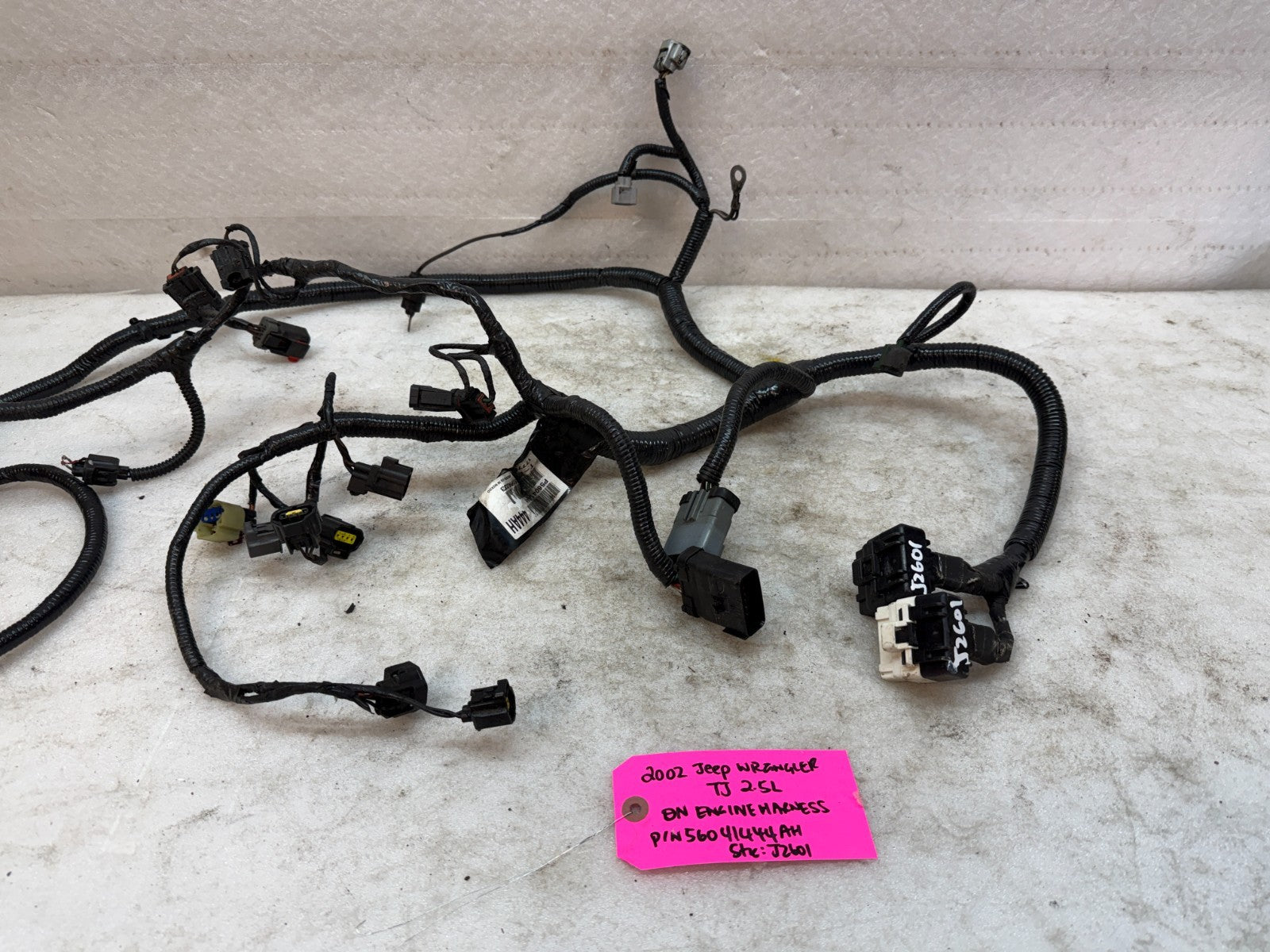 2002 JEEP WRANGLER TJ 2.5 MANUAL INJECTOR ON ENGINE WIRING HARNESS 56041444AH