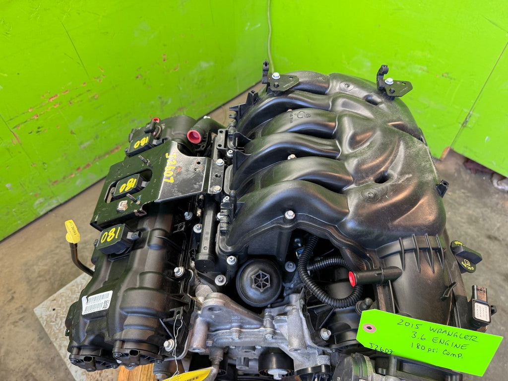 15 JEEP WRANGLER JK 3.6 COMPLETE ENGINE MOTOR ASSEMBLY 14-18