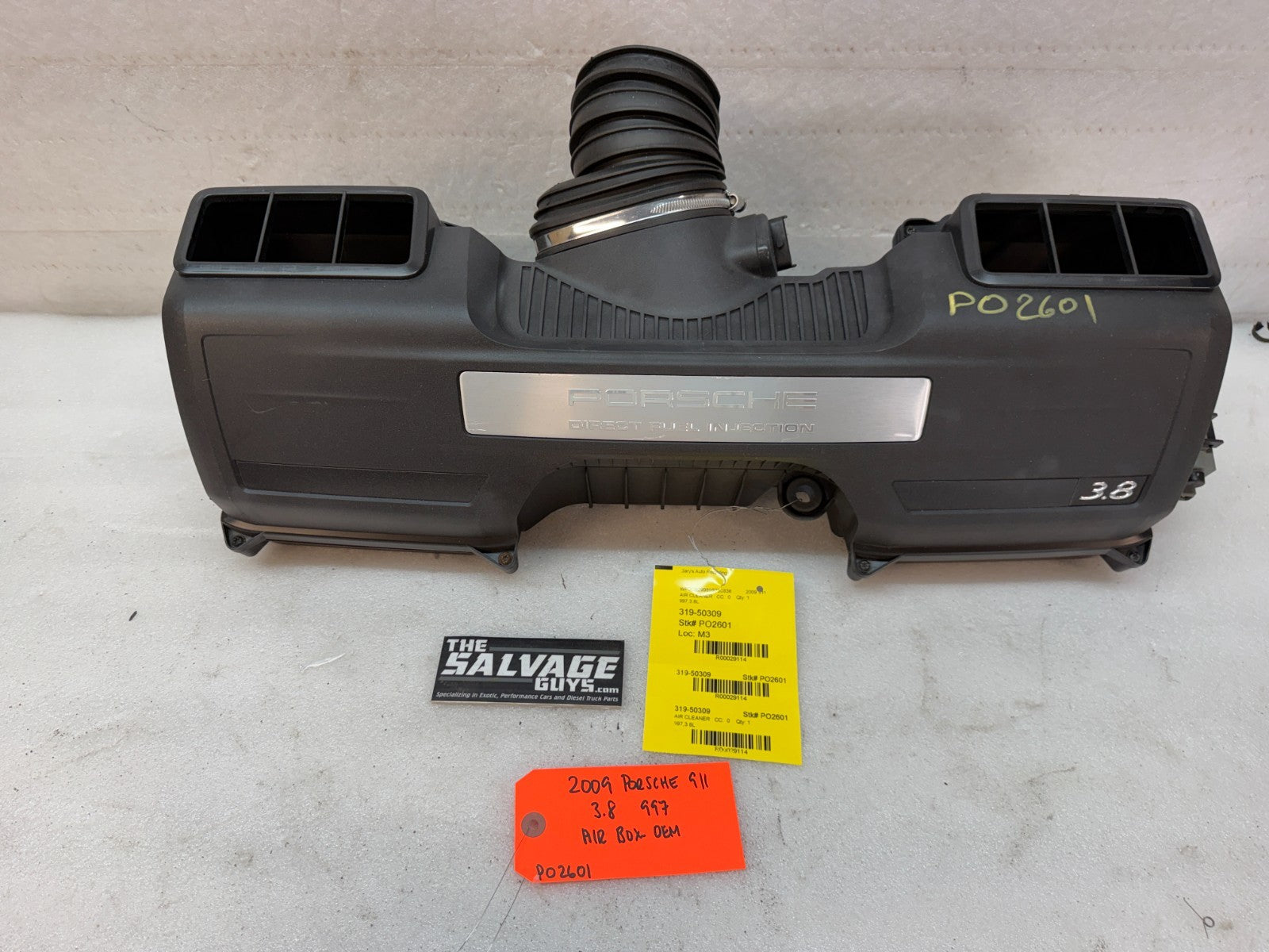 09 PORSCHE 997 911 3.8 DFI OEM AIRBOX AIR CLEANER HOUSING 09-12