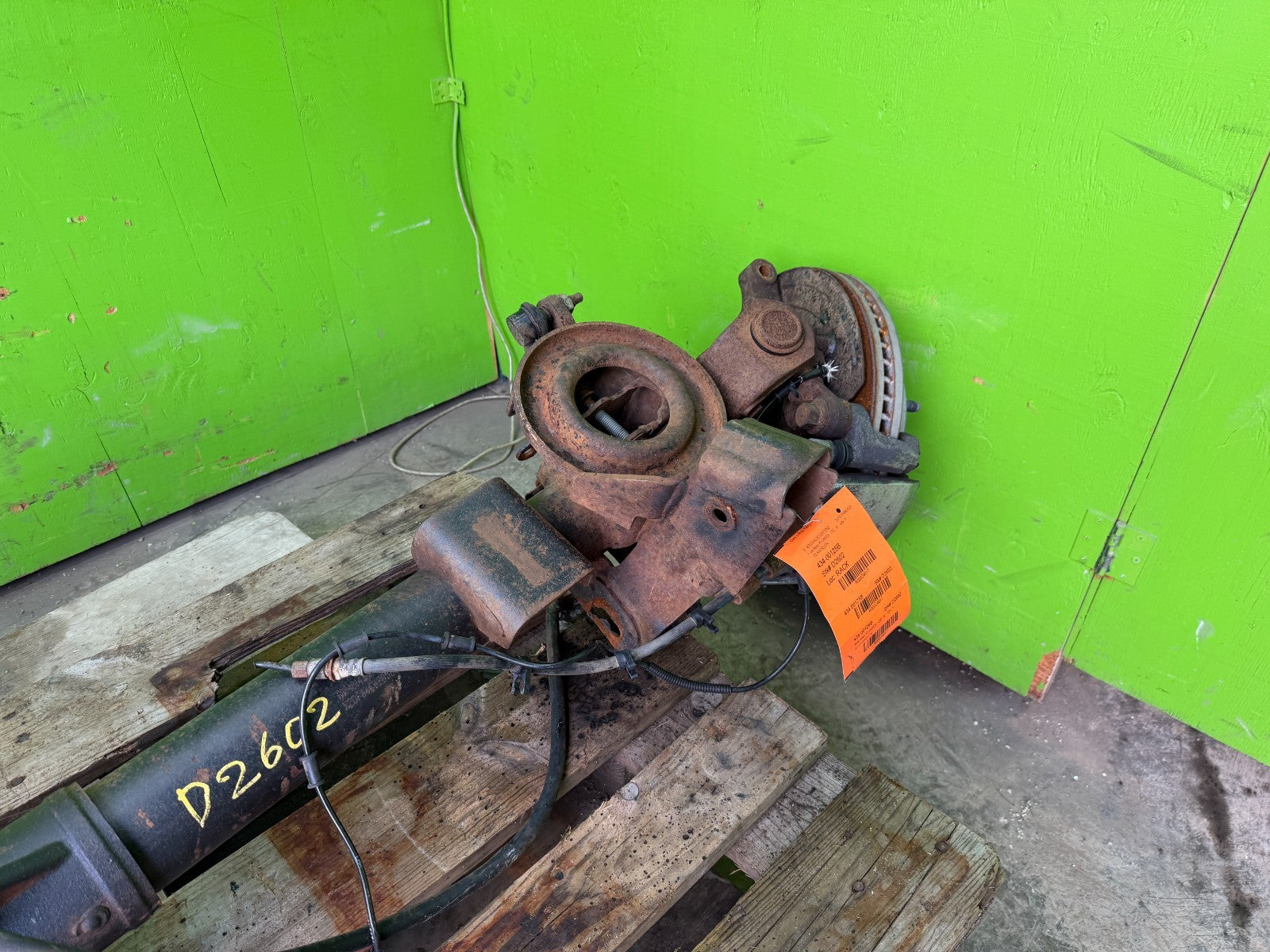 2012 DODGE RAM 3500 6.7 CUMMINS DIESEL 3.73 FRONT DIFFERENTIAL AXLE SRW