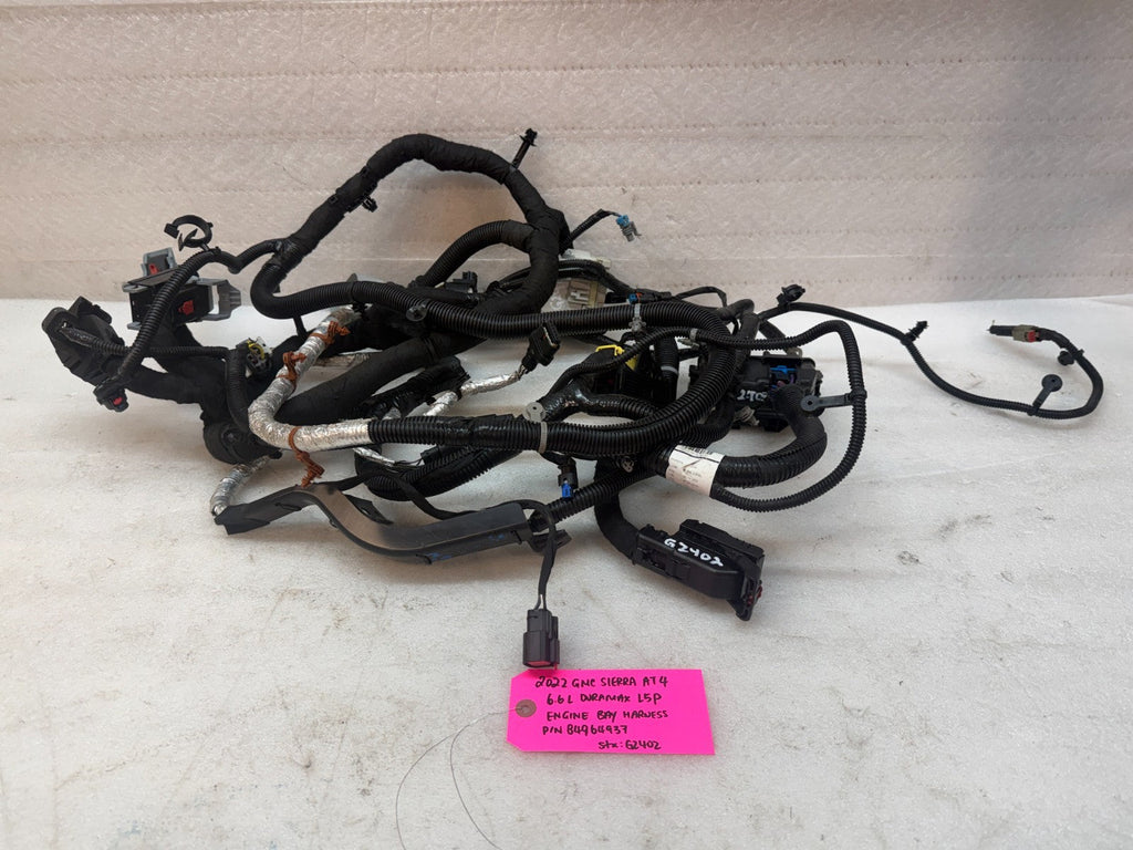 20-24 GMC CHEVROLET 3500HD DURAMAX 6.6 L5P ENGINE BAY WIRING HARNESS 84964937