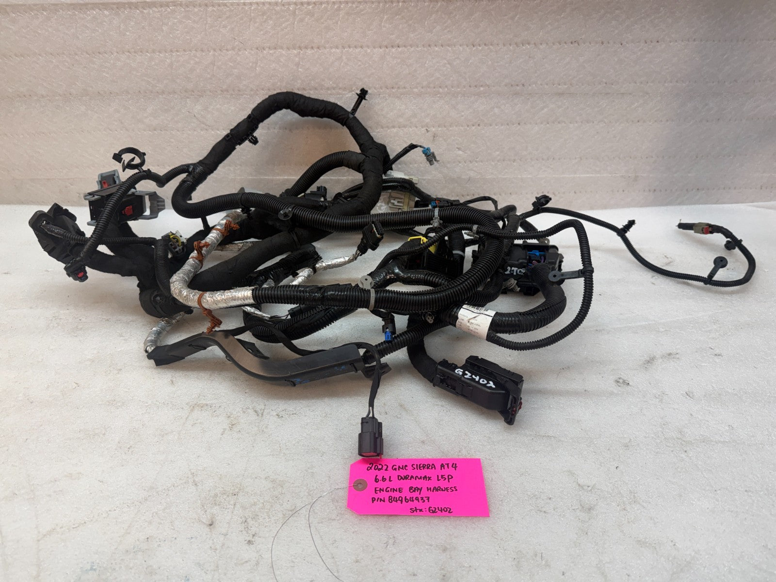 20-24 GMC CHEVROLET 3500HD DURAMAX 6.6 L5P ENGINE BAY WIRING HARNESS 84964937