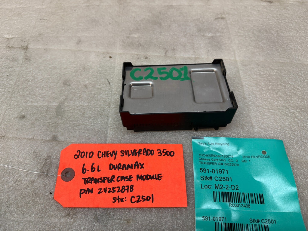 07-14 GMC SIERRA SILVERADO 2500 3500 TRANSFER CASE CONTROL MODULE 24252878