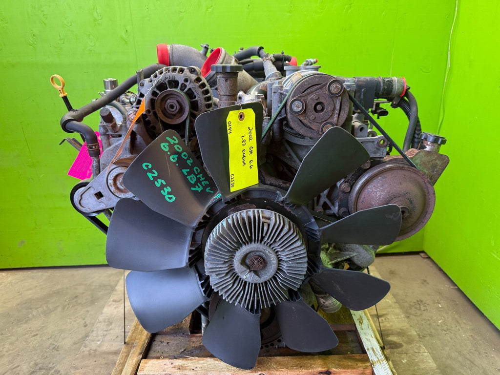 01-04 CHEVROLET GMC 2500 3500 6.6 LB7 DURAMAX DIESEL ENGINE MOTOR NO CORE!!