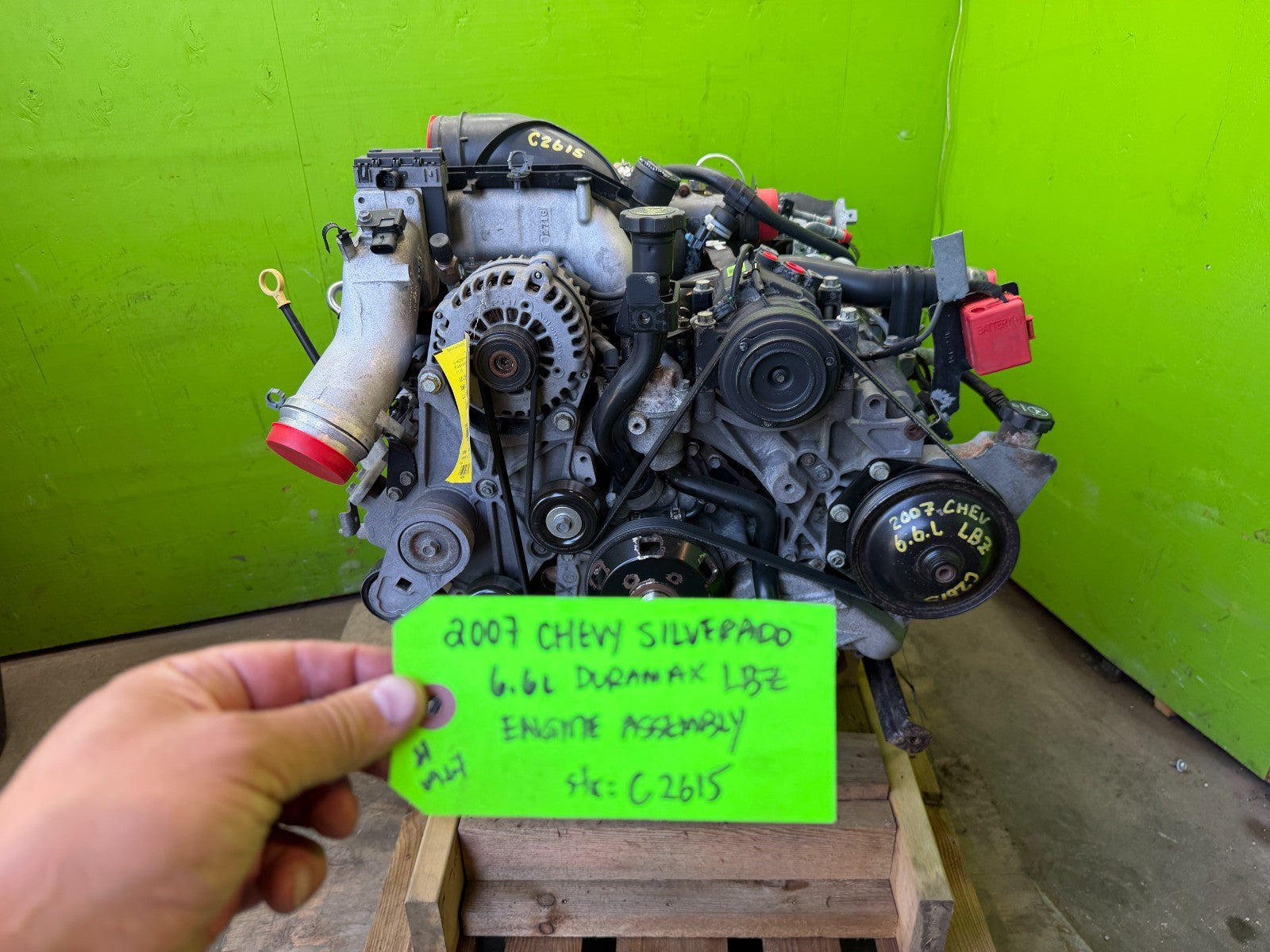 06 07 CHEVROLET GMC 2500 3500 6.6 LBZ DURAMAX DIESEL ENGINE MOTOR NO CORE!!