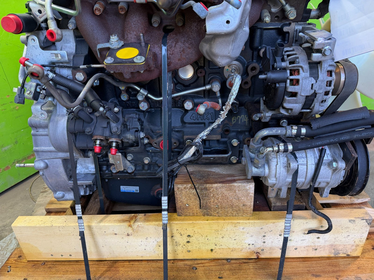 19 ISUZU NRR NPR NQR 5.2 COMPLETE ENGINE ASSEMBLY 4HK1TC 130k