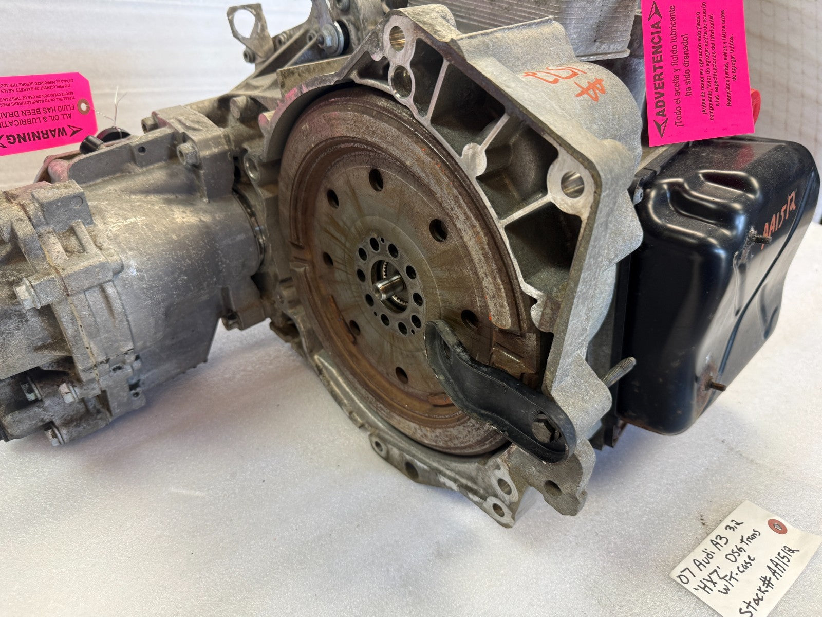 06 07 08 AUDI A3 8P OEM DSG AUTOMATIC TRANSMISSION W/ TRANSFER CASE HXZ 3.2 VR6