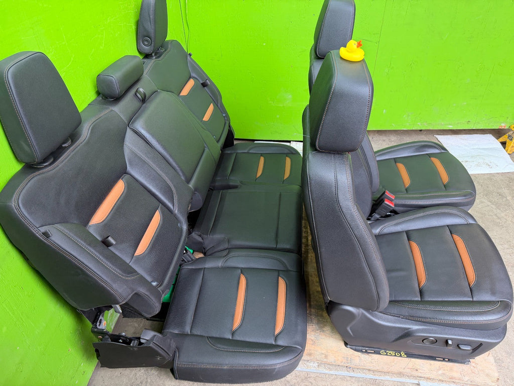 2024 GMC AT4 2500hd 3500hd FRONT REAR LEATHER SEATS HEATED COOLED