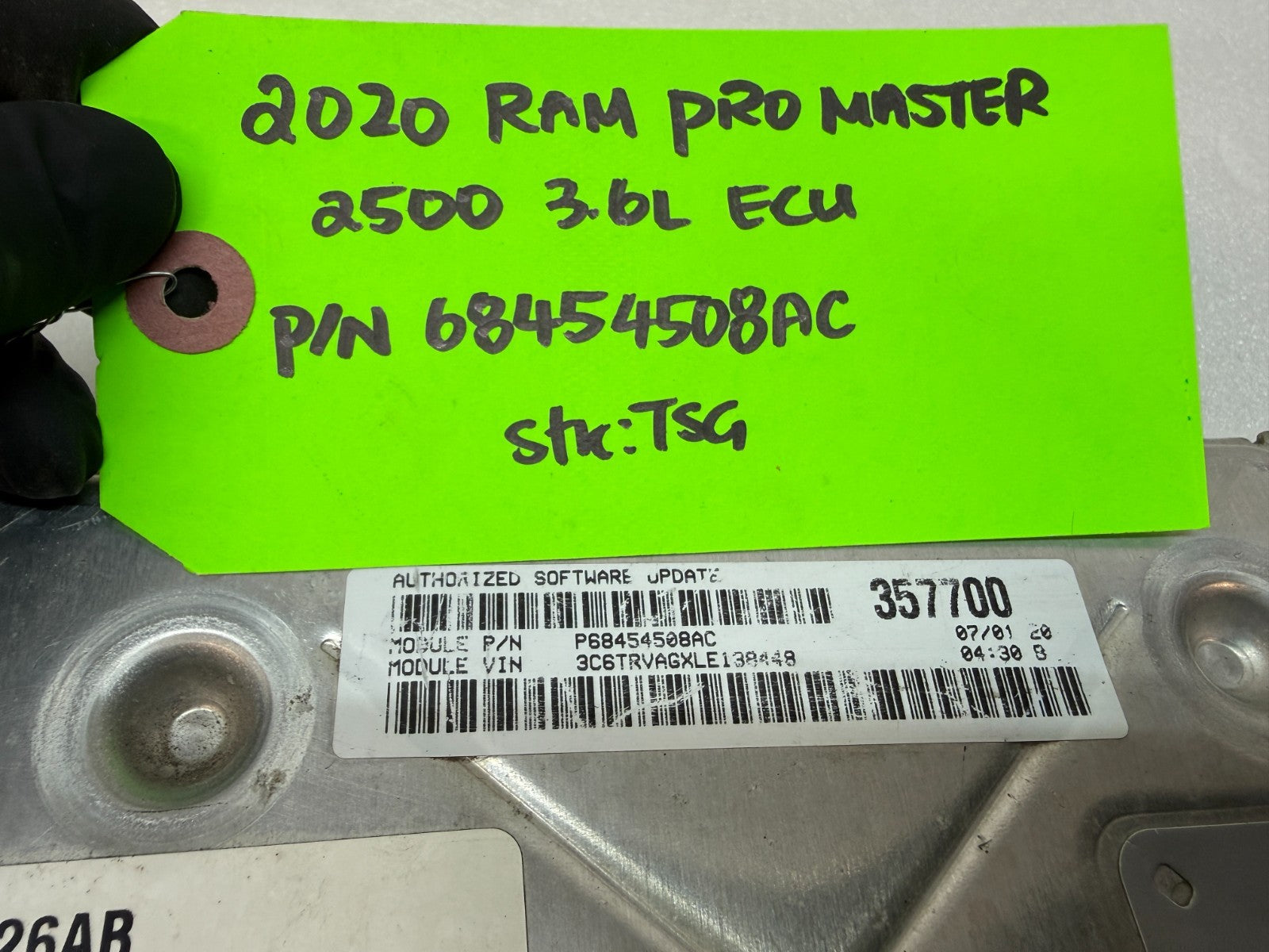 15-20 RAM PROMASTER 1500 2500 3500 3.6 OEM ENGINE COMPUTER ECM ECU P05150926AB
