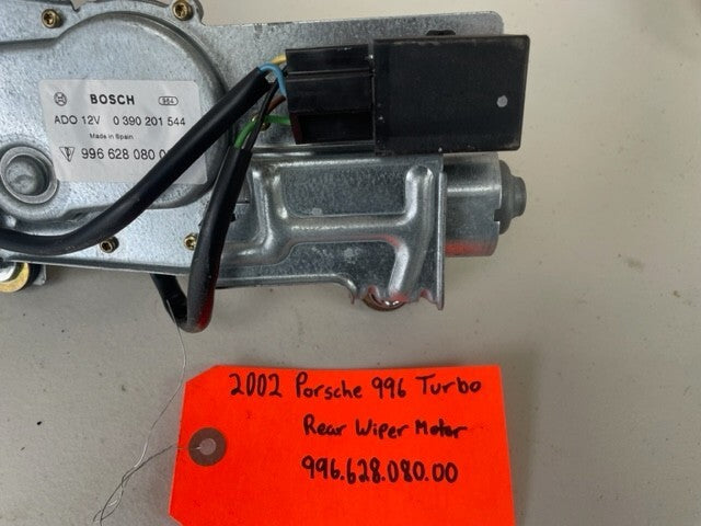 02 PORSCHE 996TT OEM REAR WINDSHIELD WIPER MOTOR 99662808000 01-05 69K!!